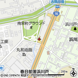 埼玉トヨペット株式会社　春日部西サービスセンター周辺の地図