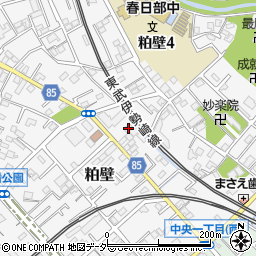 埼玉県春日部市粕壁6609-3周辺の地図
