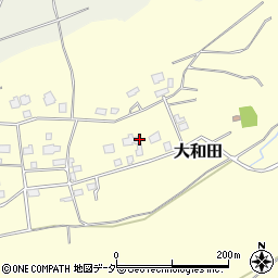 茨城県つくばみらい市大和田102周辺の地図