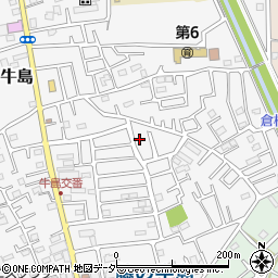 埼玉県春日部市牛島1413周辺の地図
