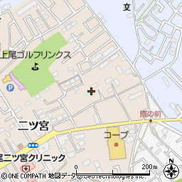 埼玉県上尾市二ツ宮1002周辺の地図