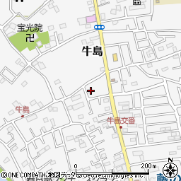 埼玉県春日部市牛島212周辺の地図