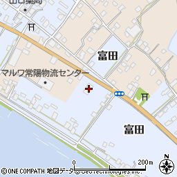 茨城県行方市富田173周辺の地図