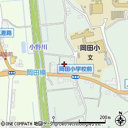 茨城県牛久市岡見町72周辺の地図