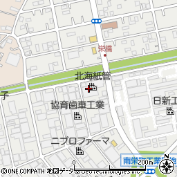 北海紙管株式会社　東京工場周辺の地図