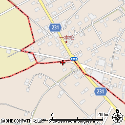 茨城県稲敷市月出里130-3周辺の地図