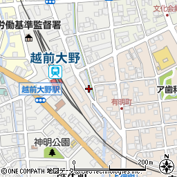 有明町集会場周辺の地図