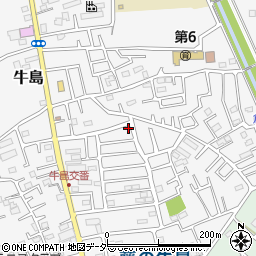 埼玉県春日部市牛島1402周辺の地図