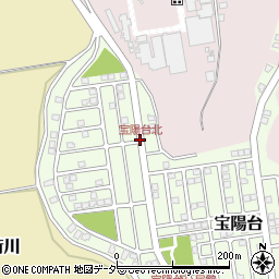 宝陽台北周辺の地図