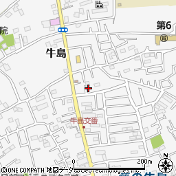 埼玉県春日部市牛島1397周辺の地図