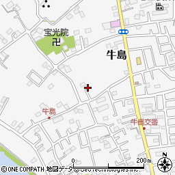 埼玉県春日部市牛島885周辺の地図