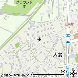 埼玉県春日部市大衾180周辺の地図