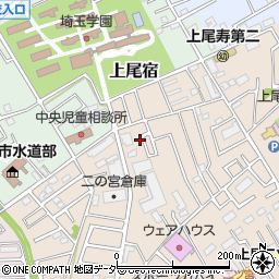 埼玉県上尾市二ツ宮1074周辺の地図