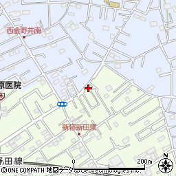 埼玉県春日部市新宿新田259周辺の地図