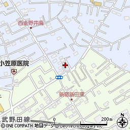 埼玉県春日部市西金野井1883周辺の地図