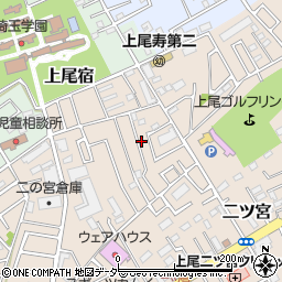 埼玉県上尾市二ツ宮1079周辺の地図