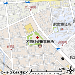 福井県大野市有明町12周辺の地図
