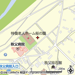 埼玉県秩父市和泉町周辺の地図