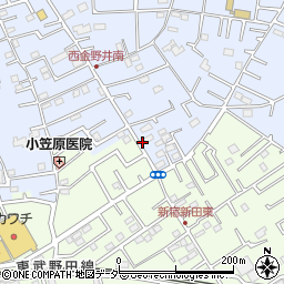 埼玉県春日部市西金野井1884周辺の地図