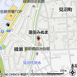 蓮田市役所　勤労青少年ホーム周辺の地図