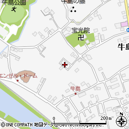 埼玉県春日部市牛島243周辺の地図