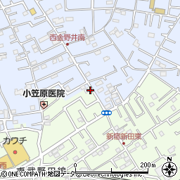 埼玉県春日部市新宿新田315周辺の地図