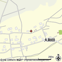 茨城県つくばみらい市大和田34周辺の地図