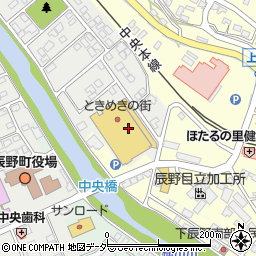 ニューアサヒ辰野店周辺の地図
