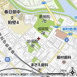 埼玉県春日部市粕壁3丁目周辺の地図