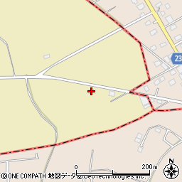 茨城県稲敷郡阿見町大形1977周辺の地図