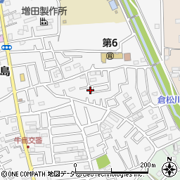 埼玉県春日部市牛島1374周辺の地図