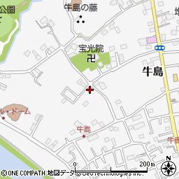 埼玉県春日部市牛島239周辺の地図