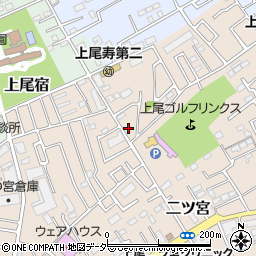 埼玉県上尾市二ツ宮1086-10周辺の地図