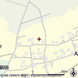 茨城県つくばみらい市大和田38周辺の地図
