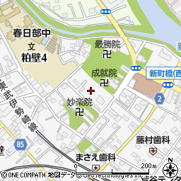 埼玉県春日部市粕壁3丁目6周辺の地図
