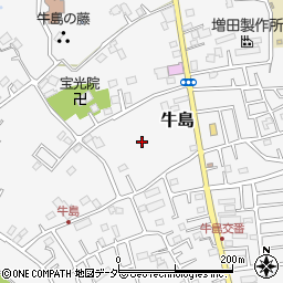 〒344-0004 埼玉県春日部市牛島の地図