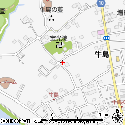 埼玉県春日部市牛島858周辺の地図