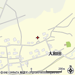 茨城県つくばみらい市大和田33周辺の地図