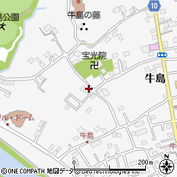 埼玉県春日部市牛島240周辺の地図