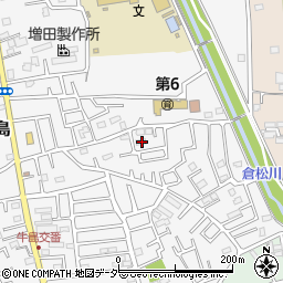 埼玉県春日部市牛島1378周辺の地図