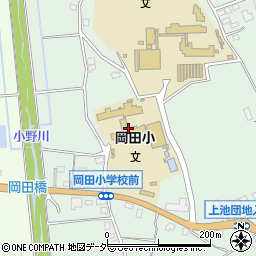 茨城県牛久市岡見町2050周辺の地図