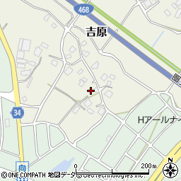 茨城県稲敷郡阿見町吉原3475周辺の地図