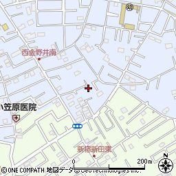 埼玉県春日部市西金野井1878周辺の地図