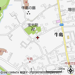 埼玉県春日部市牛島857周辺の地図