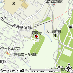 野坂寺周辺の地図