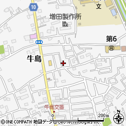 埼玉県春日部市牛島876周辺の地図