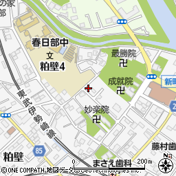 埼玉県春日部市粕壁3丁目6-21周辺の地図