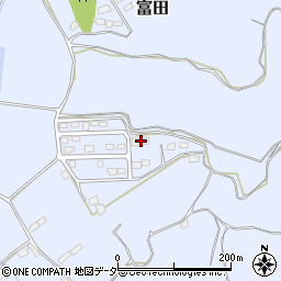 茨城県行方市富田499-18周辺の地図