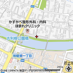 埼玉県春日部市八丁目104周辺の地図