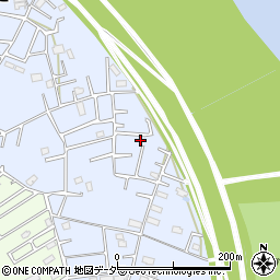 埼玉県春日部市西金野井1666周辺の地図